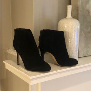 Sam Edelman Black Suede Booties